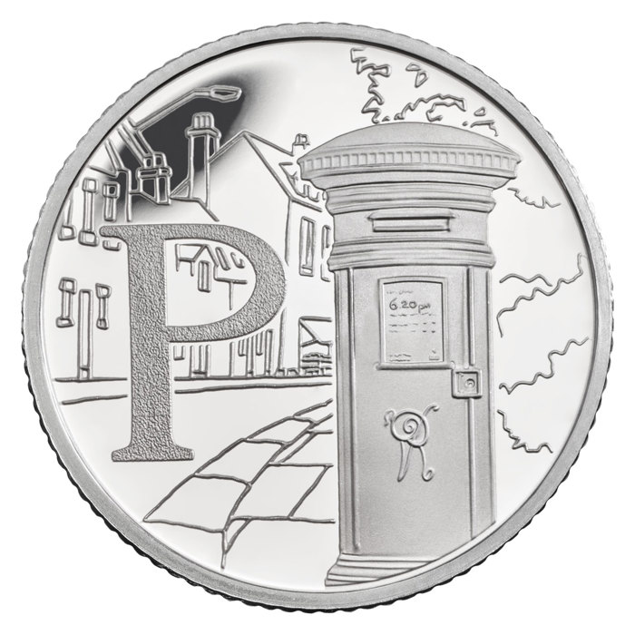Postbox 2018 UK 10p Silver Proof Coin