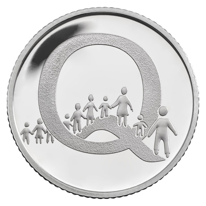 Queuing 2018 UK 10p Silver Proof Coin