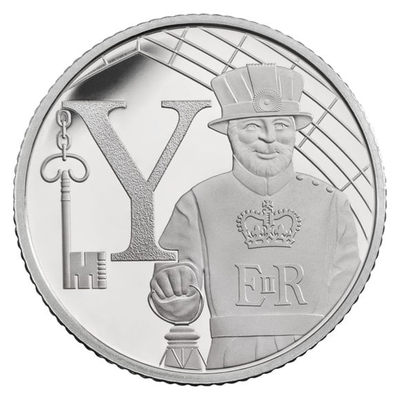 Yeoman Warder 2018 UK 10p Silver Proof Coin