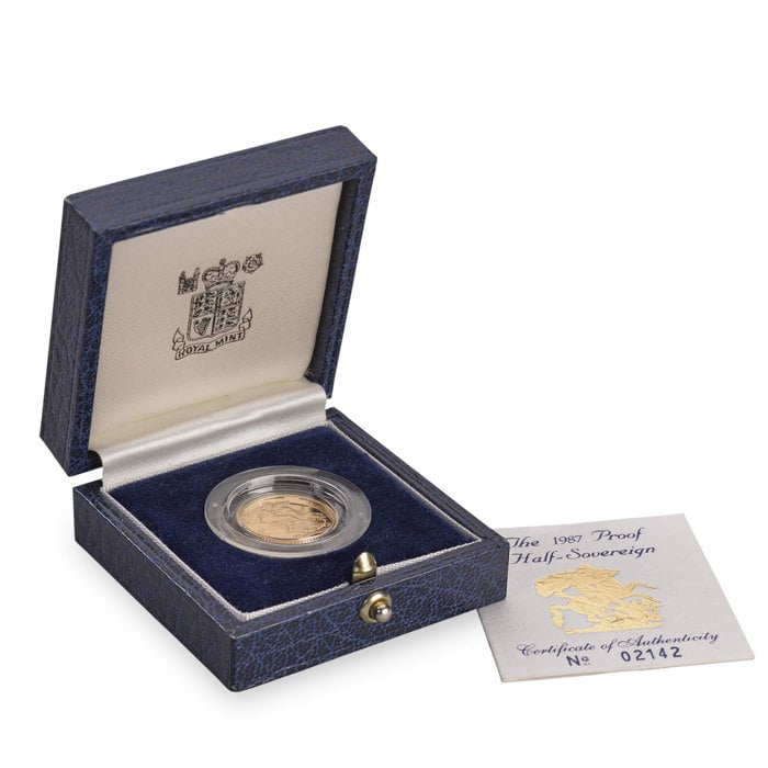 The 1987 Gold Proof Half-Sovereign