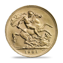 1931 George V Sovereign Perth Mint Mark
