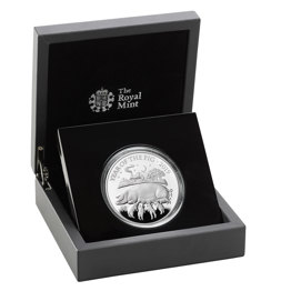 Lunar Year of the Pig 2019 UK Five-Ounce Silver Proof Coin