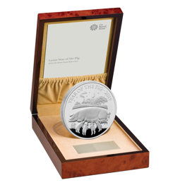 Lunar Year of the Pig 2019 UK Silver Proof Kilo Coin
