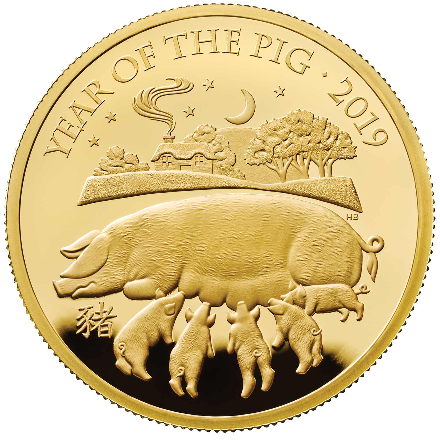 The year of the pig silver Chinese zodiac 2019 anniversary coins souvenir,, 