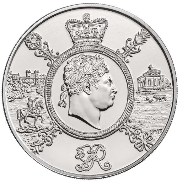 Reign of George III 2020 UK £5 BU Coin 