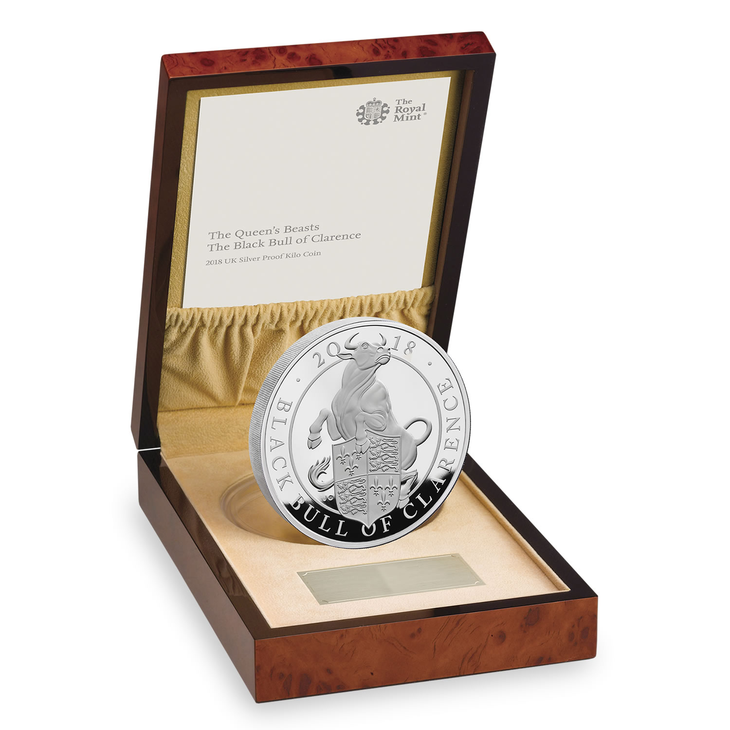 The Black Bull of Clarence Silver Proof Kilo Coin | The Royal Mint