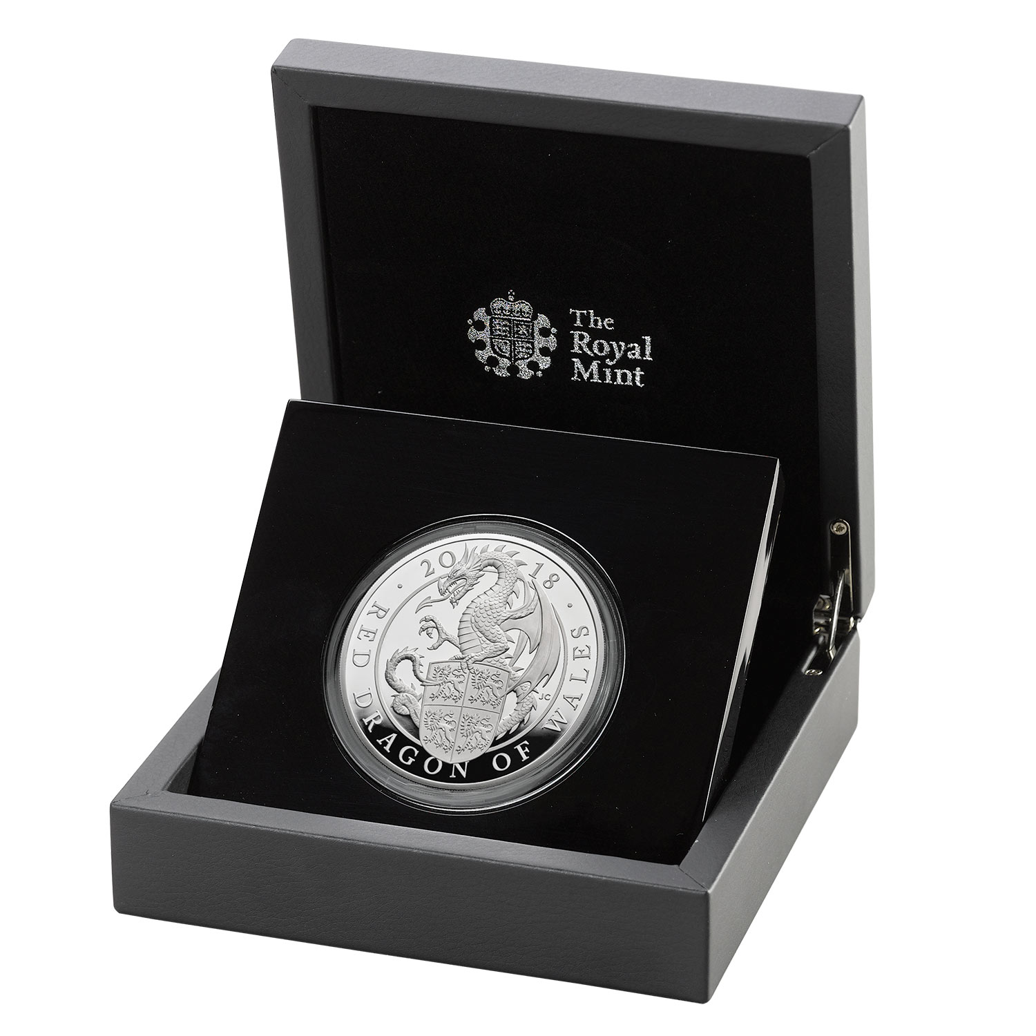 Red Dragon of Wales 2018 5oz Silver Proof Coin | Royal Mint
