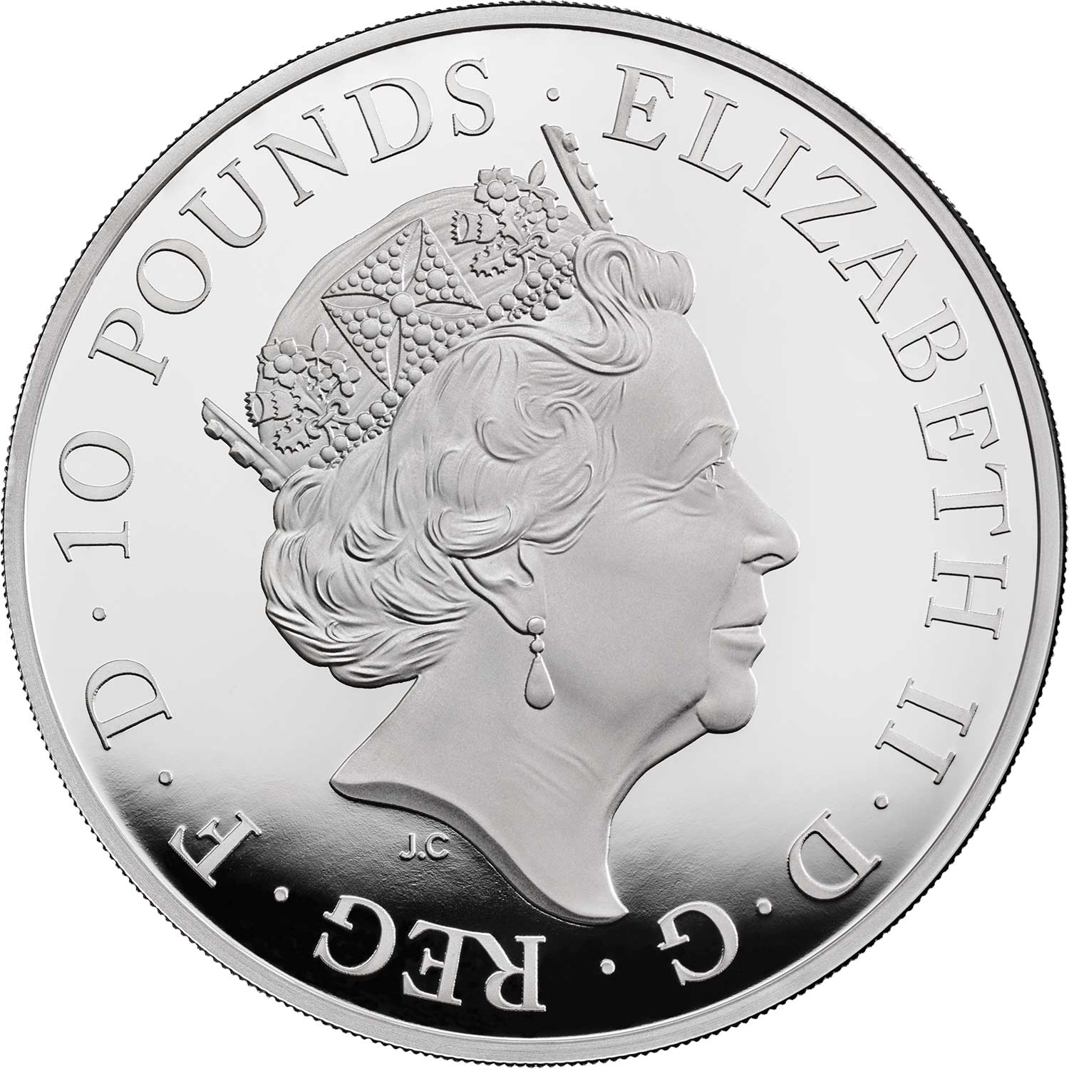 Yale of Beaufort 2019 Five Oz Silver Proof Coin | Royal Mint