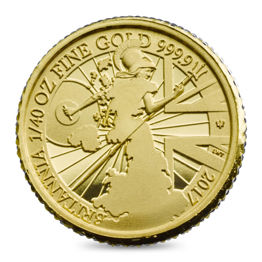 Britannia 2017 UK Fortieth-Ounce Gold Proof Coin