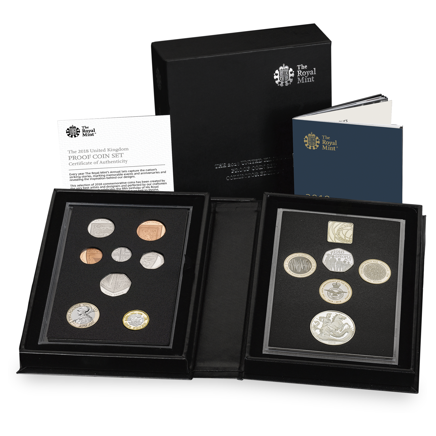 2018 Proof Commemorative Coin Set Royal Mint United Kingdom 