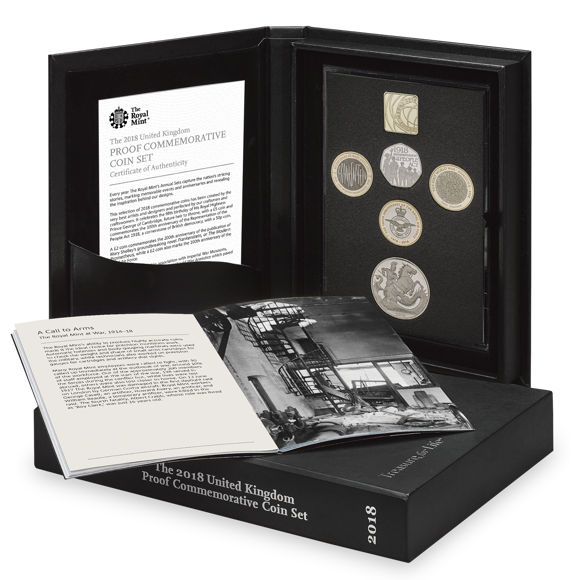 The 2018 UK Proof Commemorative Coin Set