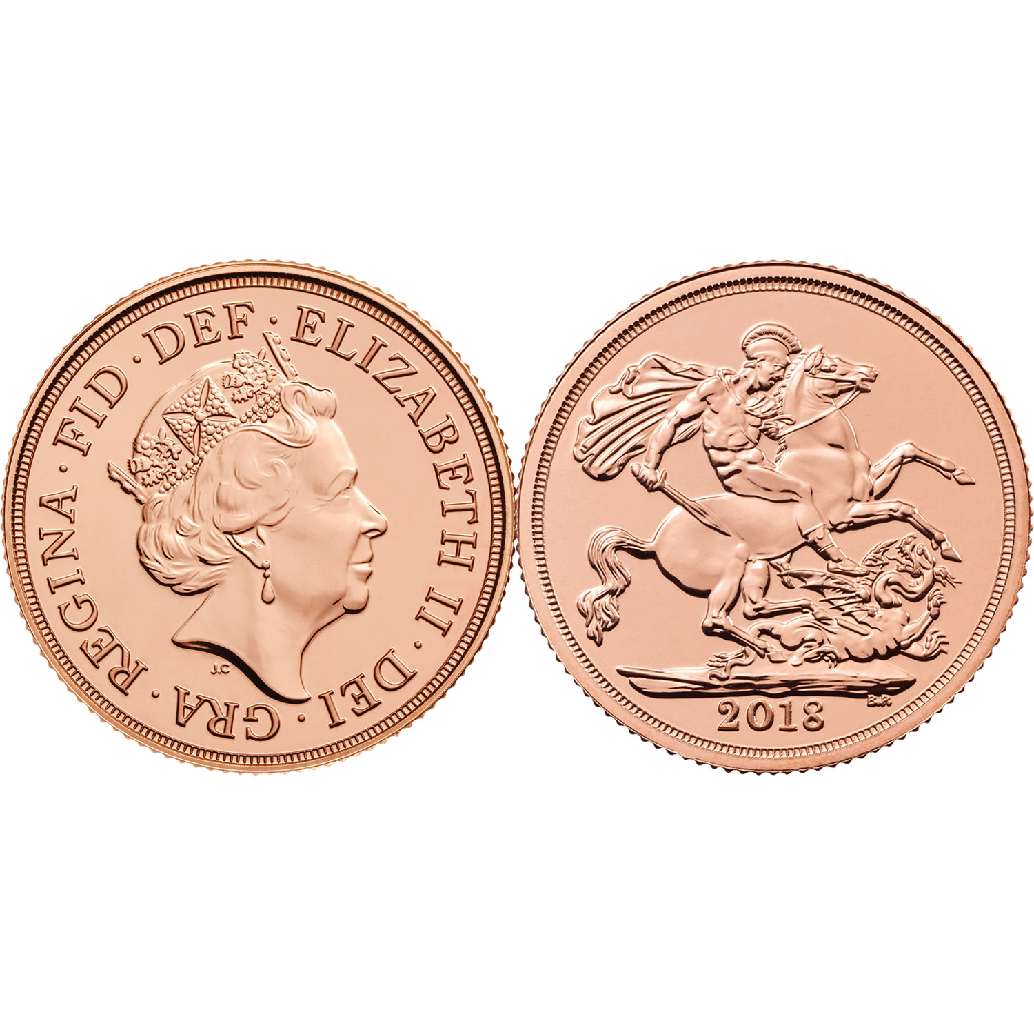 1918 and 2018 Sovereign Set | The Royal Mint