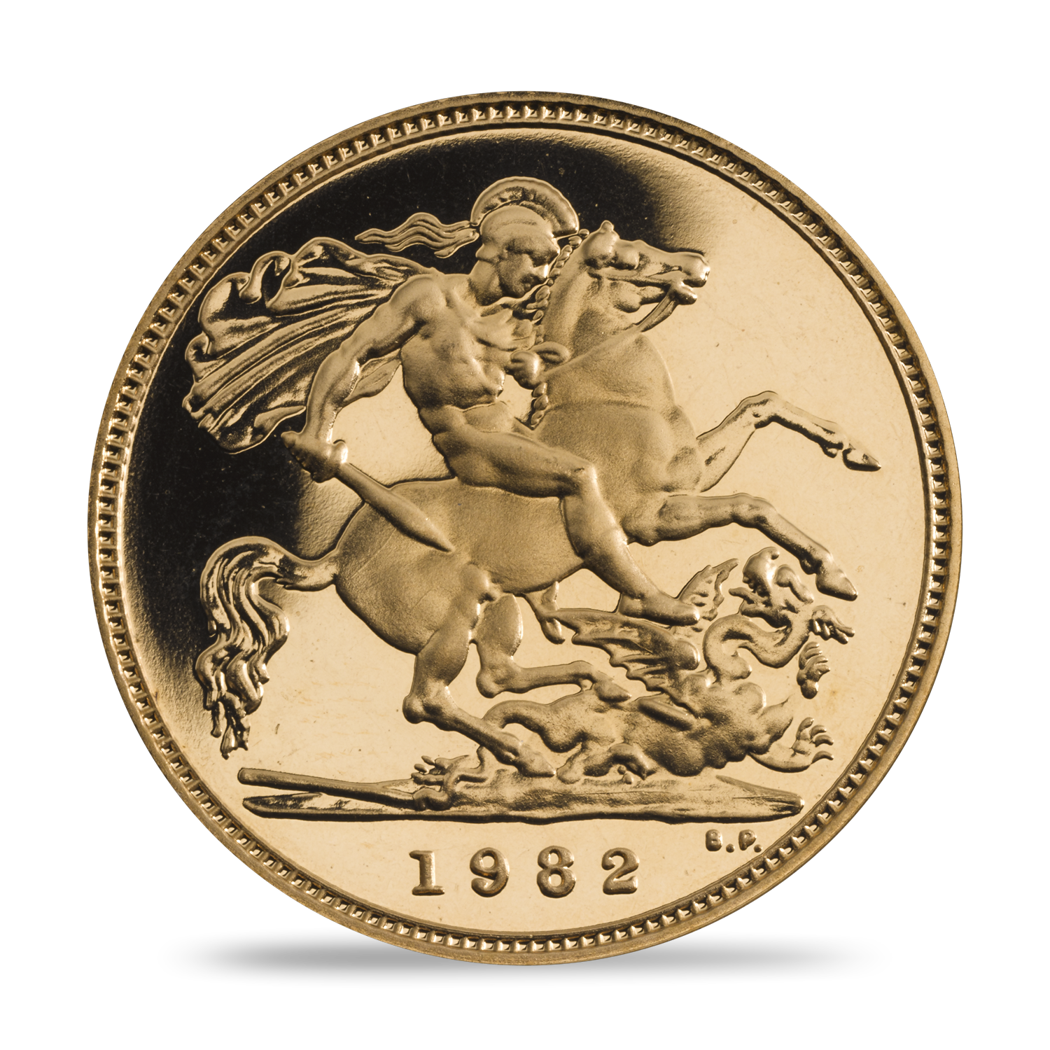 Elizabeth II 1982 coin Gold Proof Sovereign | The Royal Mint