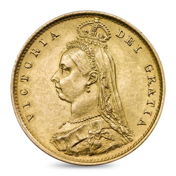 1887 Victoria Half Sovereign 