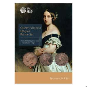 Victoria Effigies Pennies Set