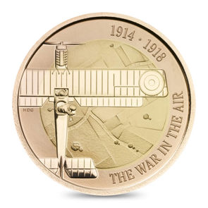 First World War Aviation 2017 UK £2 Gold Proof Coin