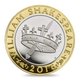 The Shakespeare Histories 2016 UK £2 Silver Proof Piedfort Coin