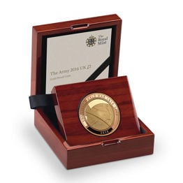The Army 2016 UK £2 Gold Proof Coin