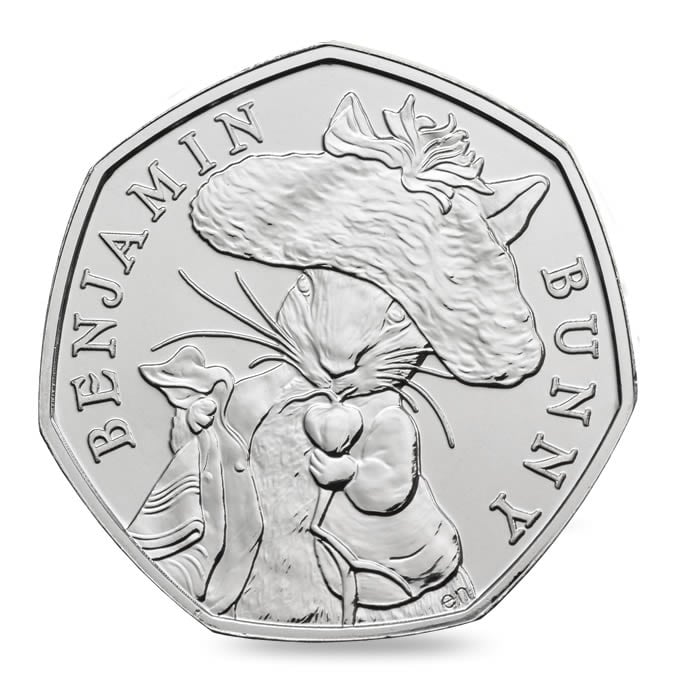 Benjamin Bunny 2017 50p Coin