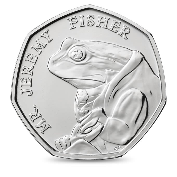Jeremy Fisher 2017 50p Coin