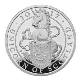 The Unicorn of Scotland 2017 UK Silver Proof Five-Ounce Coin