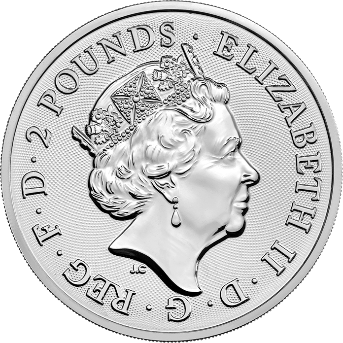 Two Dragons 2018 1 oz Silver Coin | The Royal Mint